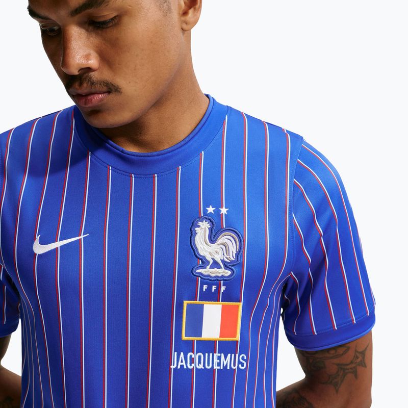 Maglietta da calcio da uomo Nike FFF Academy Pro Pre-Match game royal/university red/white 6
