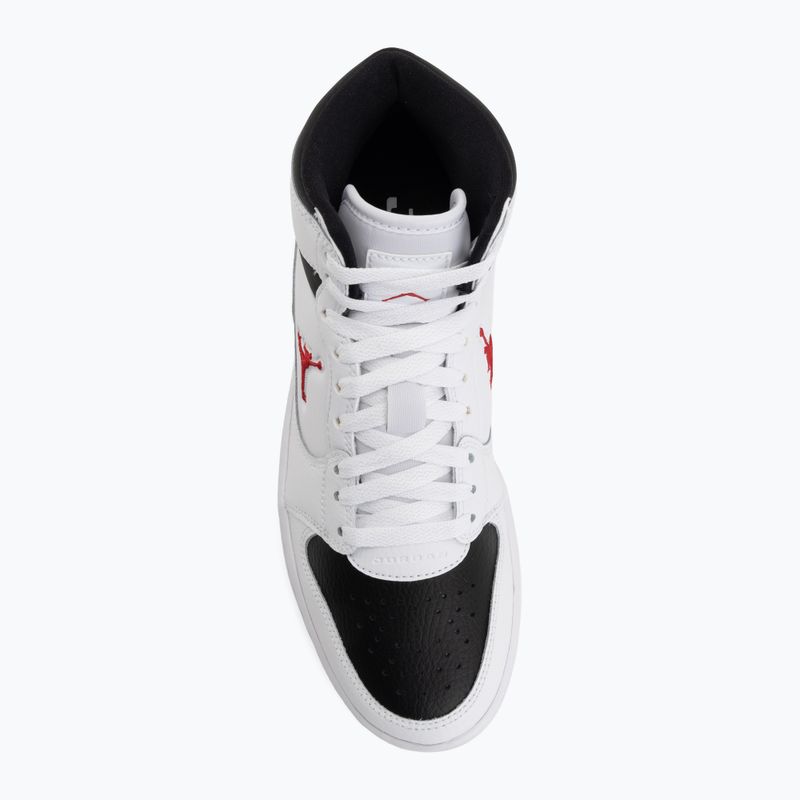 Scarpe da uomo Jordan Court Connect Mid white/black/gym red 5