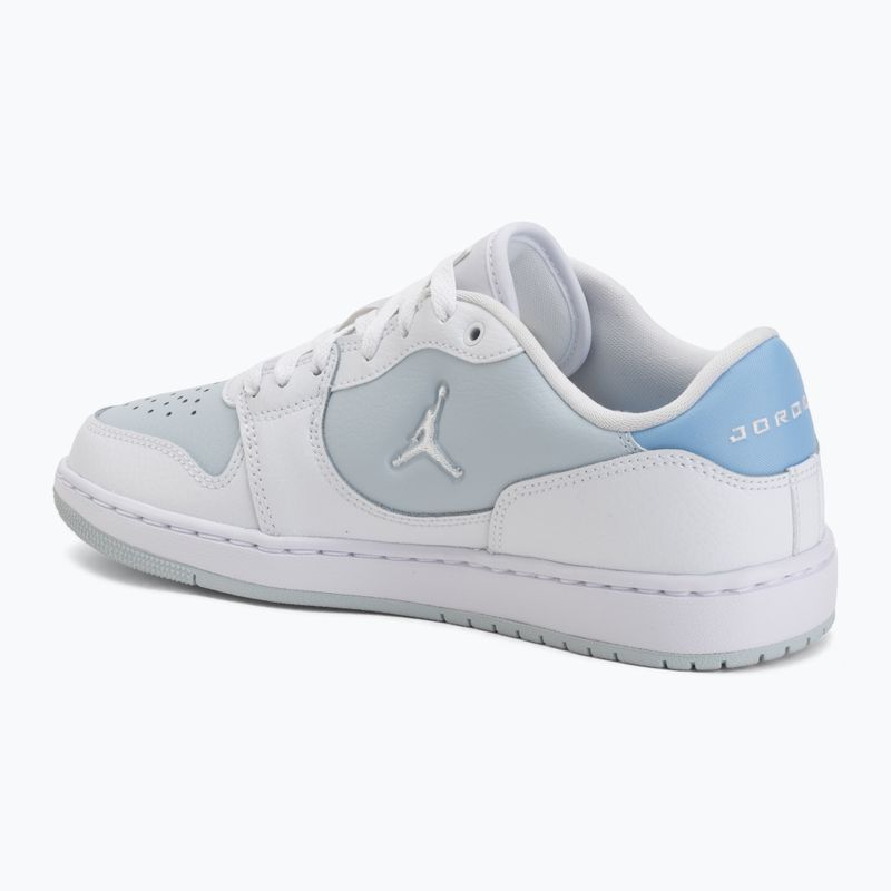 Buty damskie Nike Jordan Court Connect Low white/aura/psychic blue 3