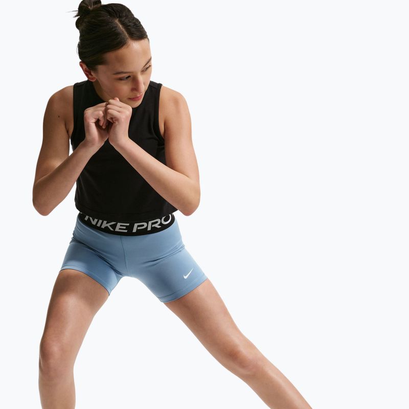Pantaloncini da bambino Nike Pro work blue/white 6