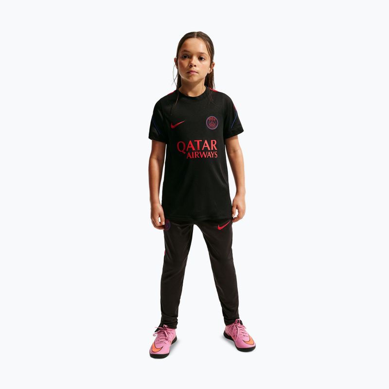 Maglietta da calcio per bambini Nike Paris Saint-Germain Strike Dri-Fit black/hyper royal/global red/global red 2