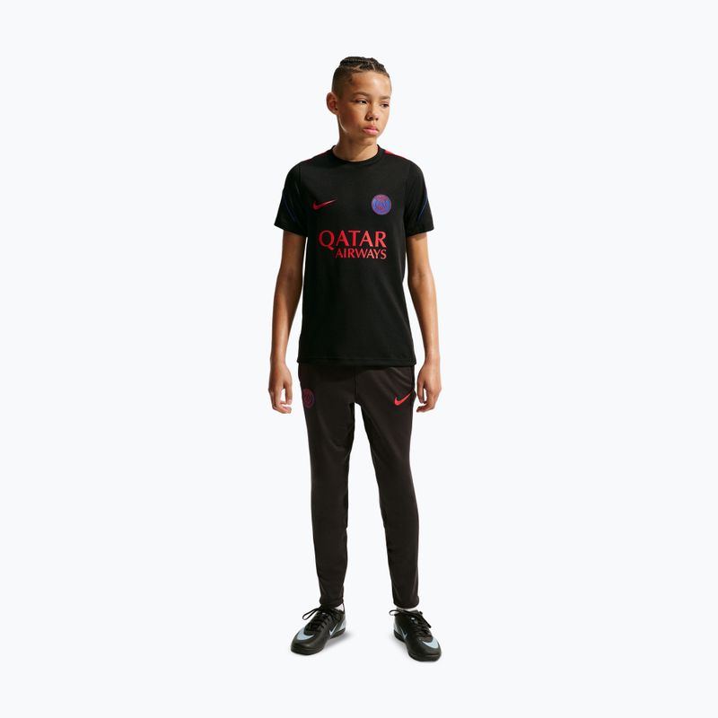 Maglietta da calcio per bambini Nike Paris Saint-Germain Strike Dri-Fit black/hyper royal/global red/global red 3