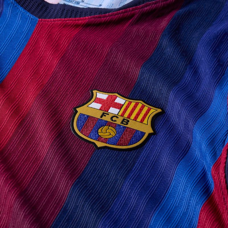 Maglietta da calcio per bambini Nike FC Barcelona Dri-Fit ADV Match deep garnet/blue void 3
