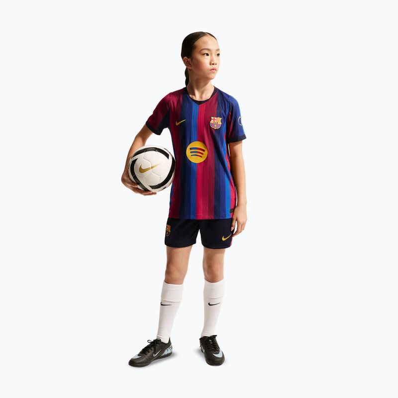 Maglietta da calcio per bambini Nike FC Barcelona Dri-Fit ADV Match deep garnet/blue void 5