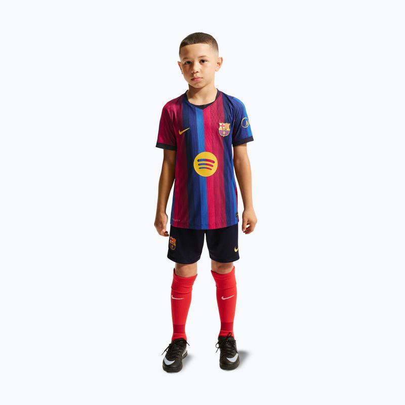 Maglietta da calcio per bambini Nike FC Barcelona Dri-Fit ADV Match deep garnet/blue void 6