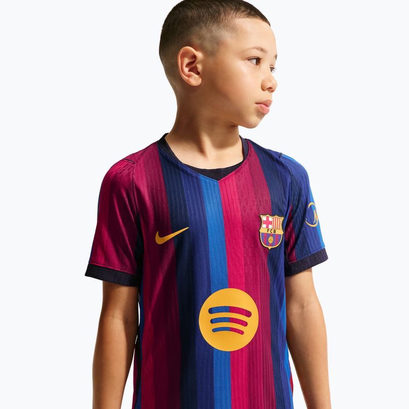 Maglietta da calcio per bambini Nike FC Barcelona Dri-Fit ADV Match deep garnet/blue void 8