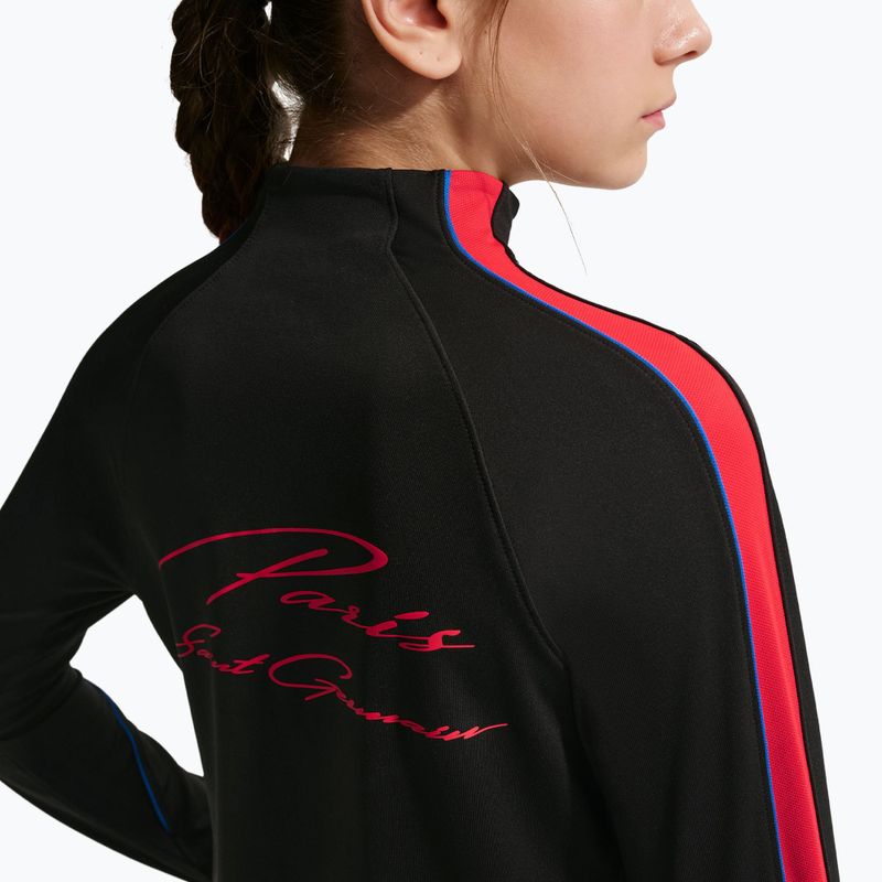Felpa da calcio per bambini Nike Paris Saint-Germain Strike Dri-Fit Soccer Knit Drill Top black/global red/global red 6