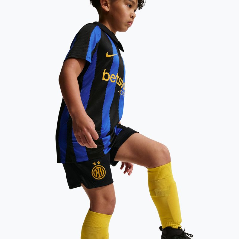 Pantaloncini da calcio per bambini Nike Inter Milan Dri-Fit Stadium Home black/university gold 5