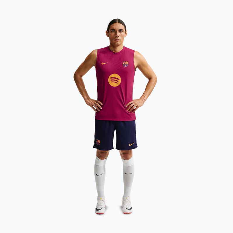 Pantaloncini da calcio per bambini Nike FC Barcelona Dri-Fit ADV Strike Elite blackened blue/noble red/mineral yellow 2