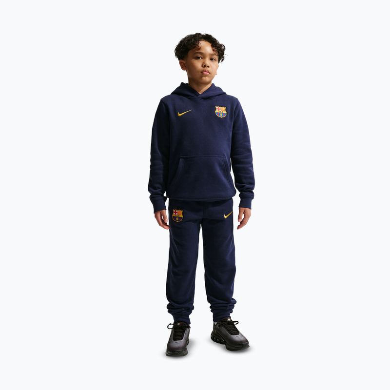 Pantaloni per bambini Nike FC Barcelona Club Jogger blackened blue/mineral yellow 2