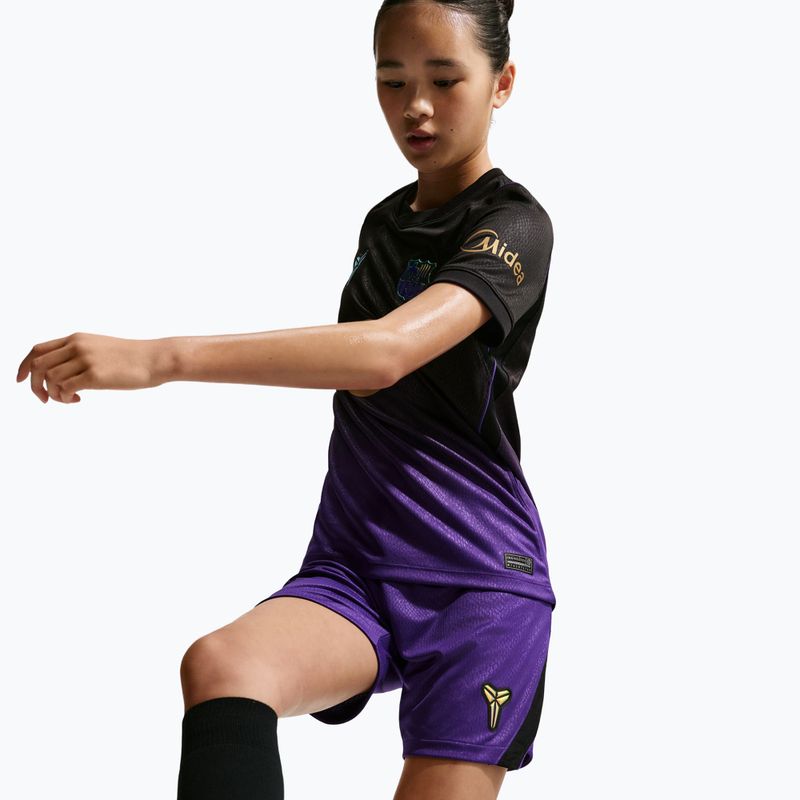 Pantaloncini da calcio bambini Nike FC Barcelona 2026/27 Stadium Away field purple/black/black 5