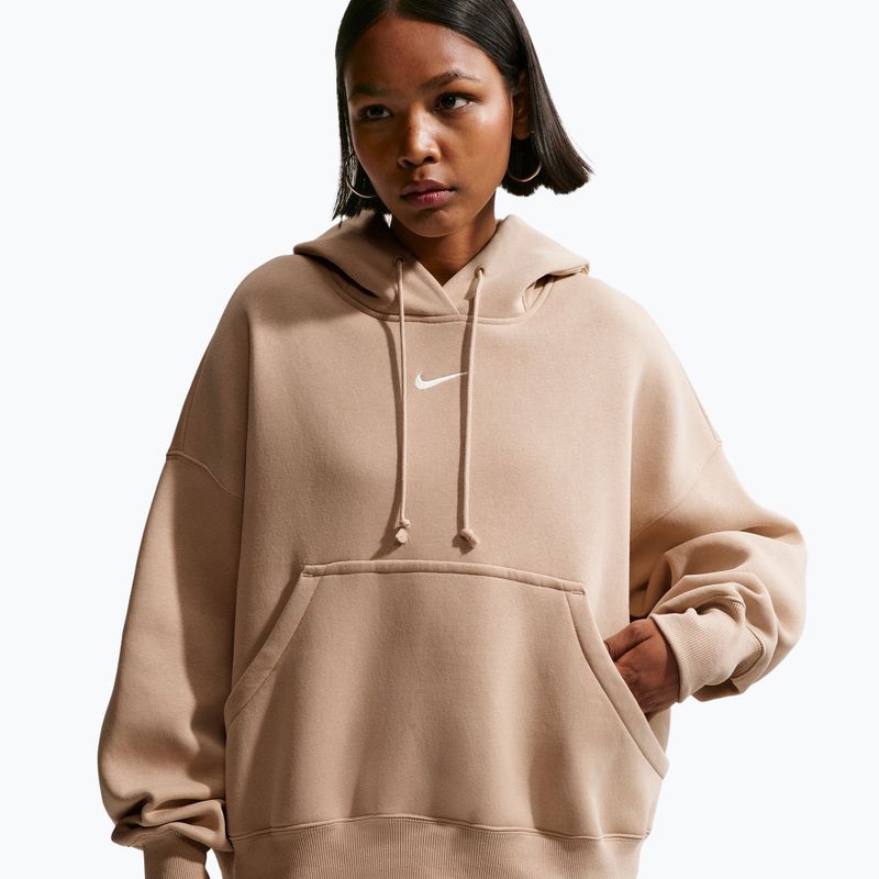 Felpa donna Nike Sportswear Phoenix Fleece Oversized linen/sail 4