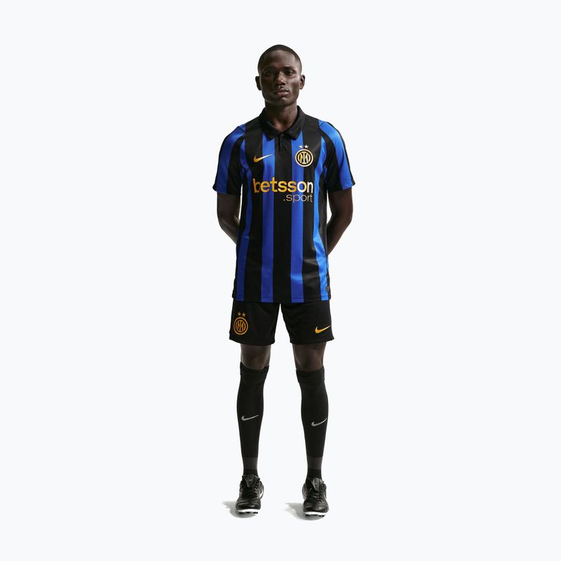Pantaloncini da calcio da uomo Nike Inter Milan Dri-Fit Stadium Home black/university gold 2