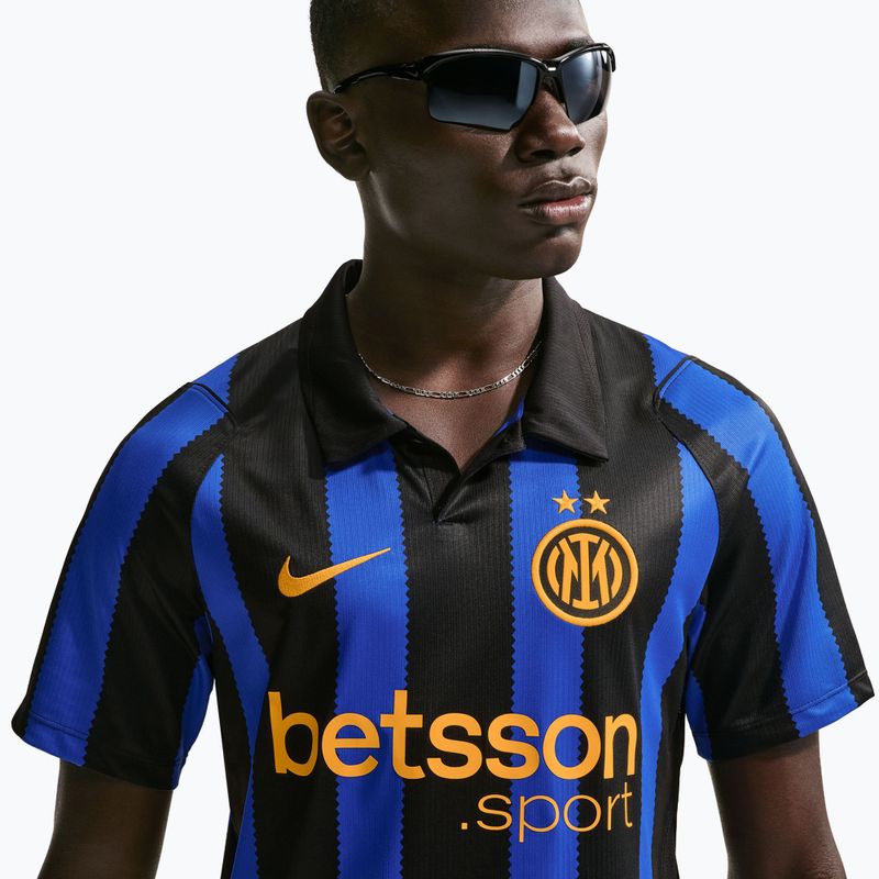 Maglietta da calcio da uomo Nike Inter Milan Dri-Fit Stadium Home lyon blue/black/university gold 5