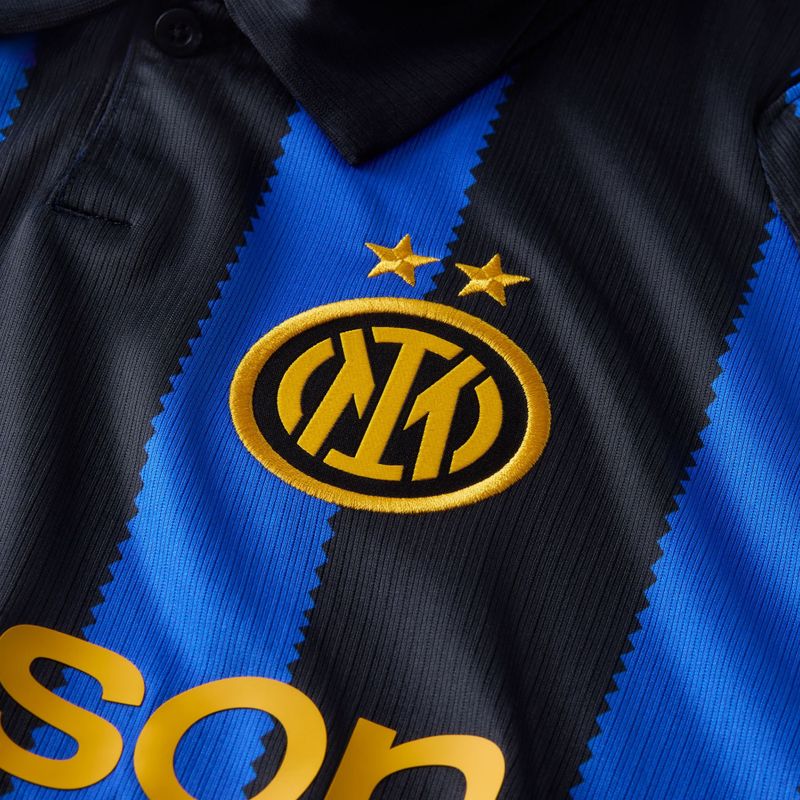 Maglietta da calcio da uomo Nike Inter Milan Dri-Fit Stadium Home lyon blue/black/university gold 8