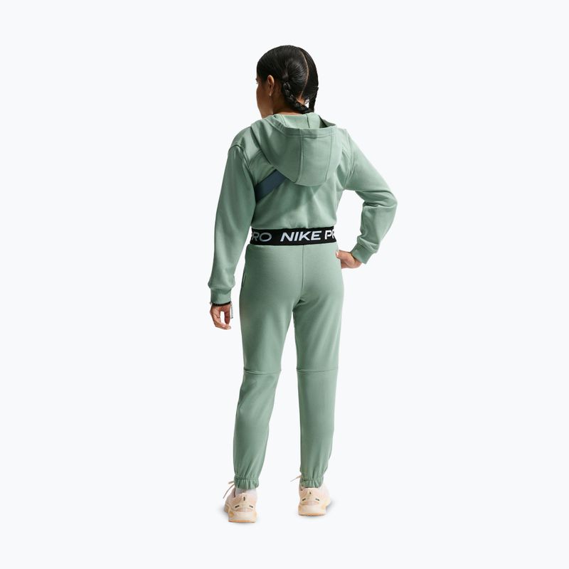 Felpa bambini Nike Pro Fleece Dri-Fit Full-Zip steam/steam/black/white 3