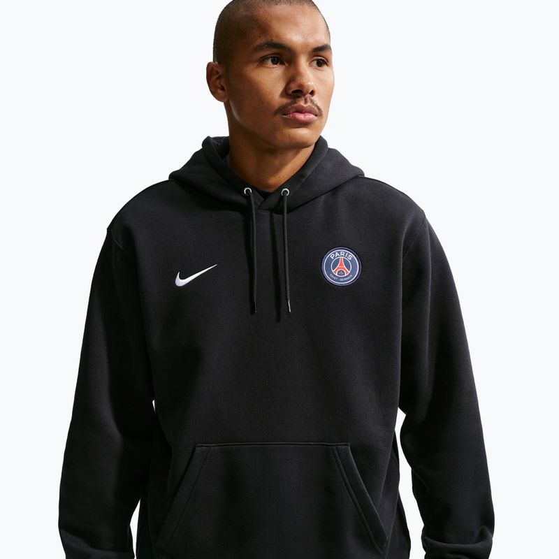 Felpa da uomo Nike Paris Saint-Germain Club black/white 4