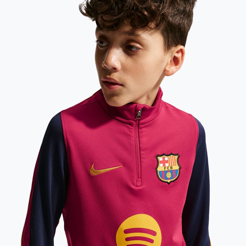 Felpa da calcio per bambini Nike FC Barcelona Strike Dri-Fit Soccer Knit Drill Top 5