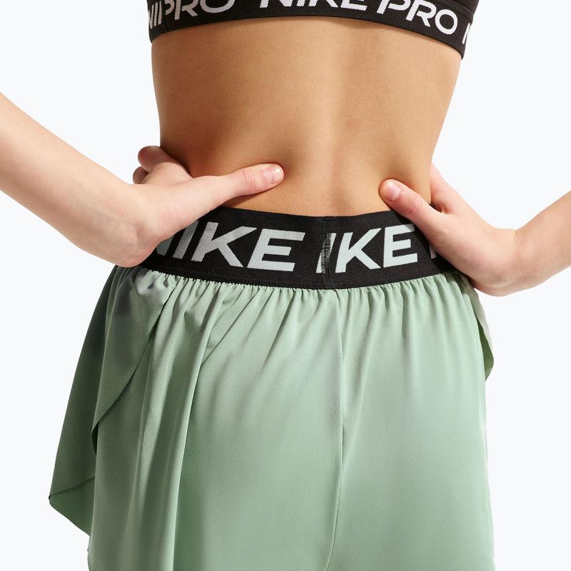 Pantaloncini bambini Nike Pro Dri-Fit 2in1 steam/black/white 5