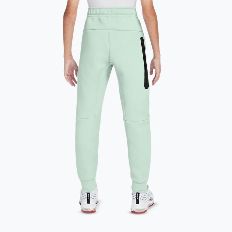 Pantaloni per bambini Nike Sportswear Tech Fleece barely green/black/black 2