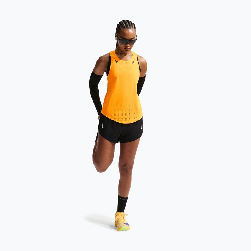Canotta da running donna Nike AeroSwift Dri-Fit ADV Singlet laser orange/black 2