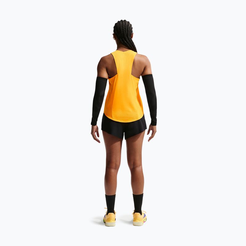 Canotta da running donna Nike AeroSwift Dri-Fit ADV Singlet laser orange/black 3