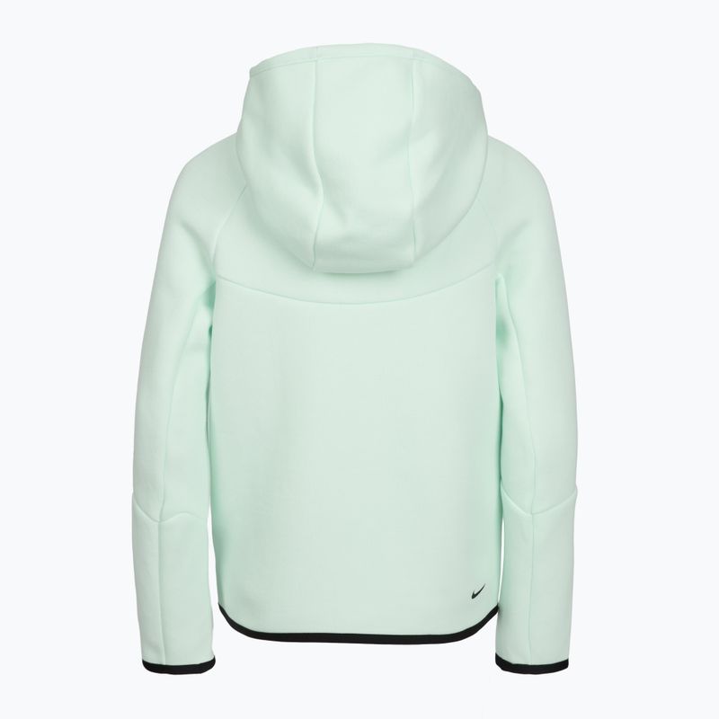 Felpa per bambini Nike Sportswear Tech Fleece Full Zip barely green/black/black 5