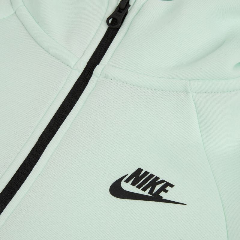 Felpa per bambini Nike Sportswear Tech Fleece Full Zip barely green/black/black 6
