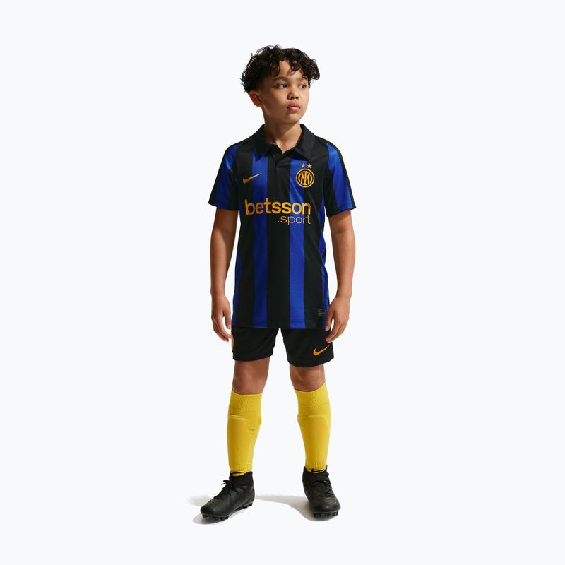 Maglietta da calcio per bambini Nike Inter Milan Dri-Fit Stadium Home lyon blue/black/university gold 6