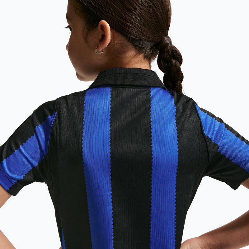 Maglietta da calcio per bambini Nike Inter Milan Dri-Fit Stadium Home lyon blue/black/university gold 8
