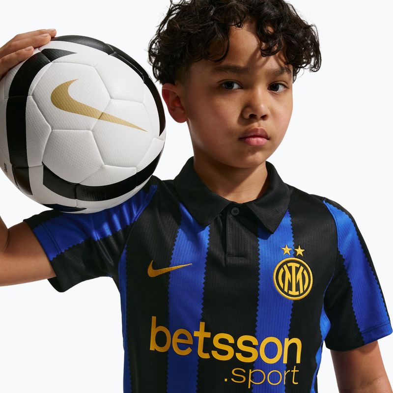 Maglietta da calcio per bambini Nike Inter Milan Dri-Fit Stadium Home lyon blue/black/university gold 9