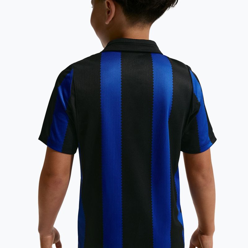 Maglietta da calcio per bambini Nike Inter Milan Dri-Fit Stadium Home lyon blue/black/university gold 10