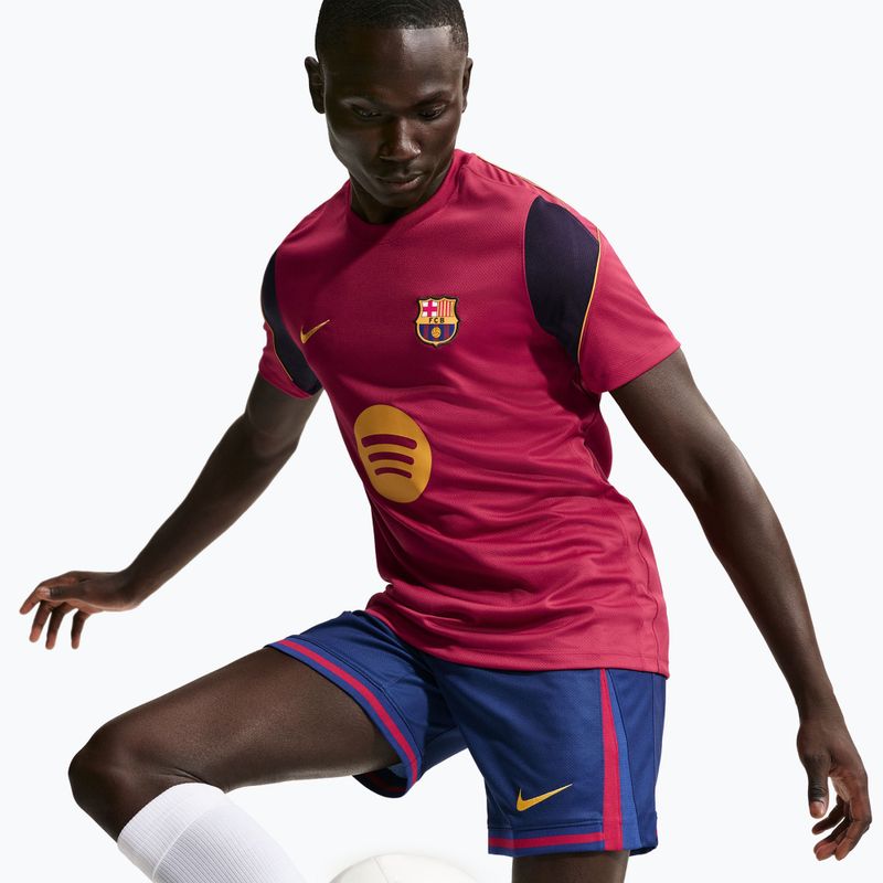 Maglietta da calcio da uomo Nike FC Barcelona Strike Soccer Dri-Fit noble red/blackened blue/mineral yellow 4