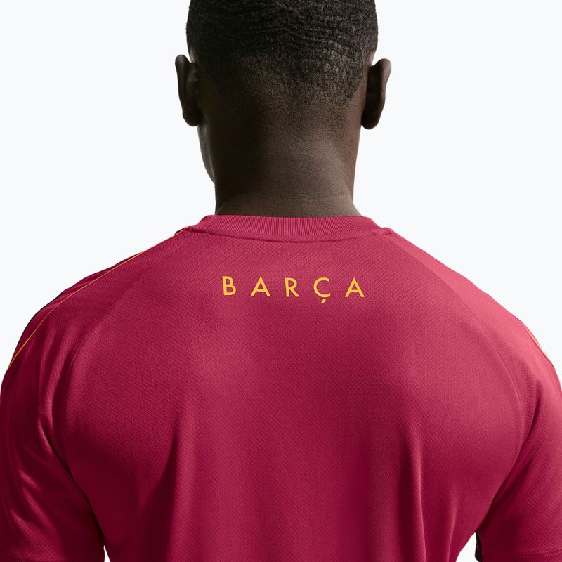 Maglietta da calcio da uomo Nike FC Barcelona Strike Soccer Dri-Fit noble red/blackened blue/mineral yellow 6