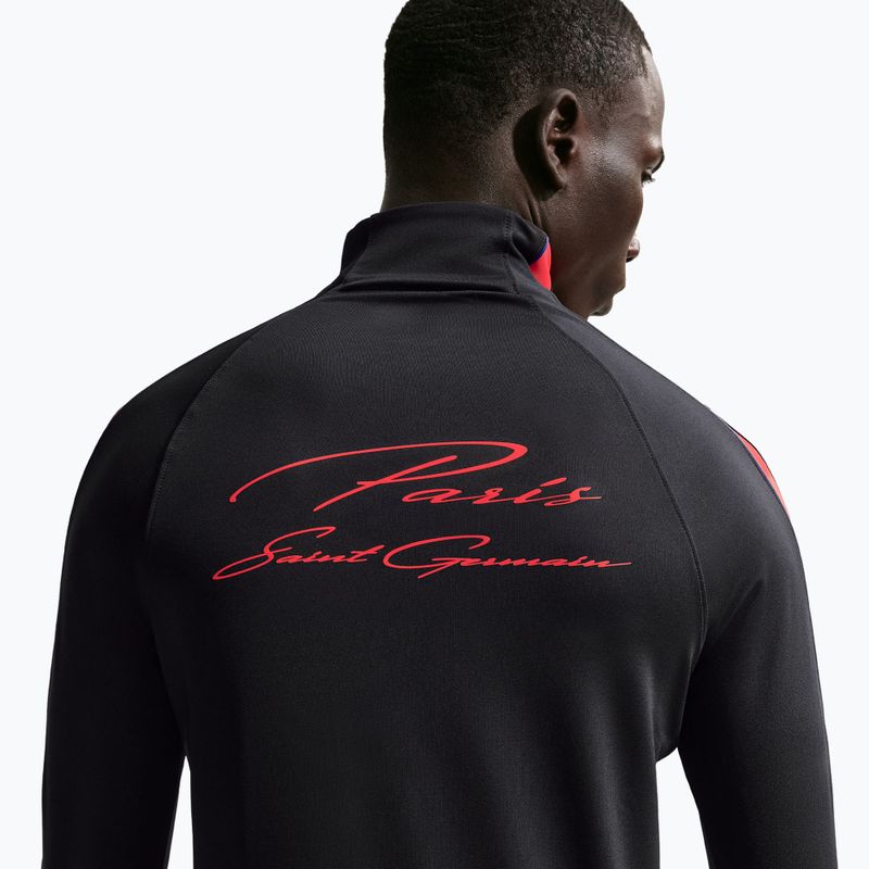 Felpa da calcio da uomo Nike Paris Saint-Germain Strike Dri-Fit Soccer Knit Drill Top black/global red/global red 5