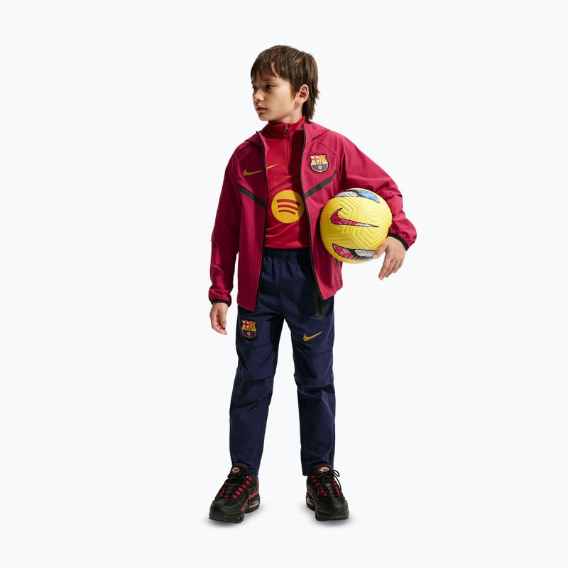 Pantaloncini da calcio per bambini Nike FC Barcelona Tech Woven blackened blue/black/mineral yellow 2