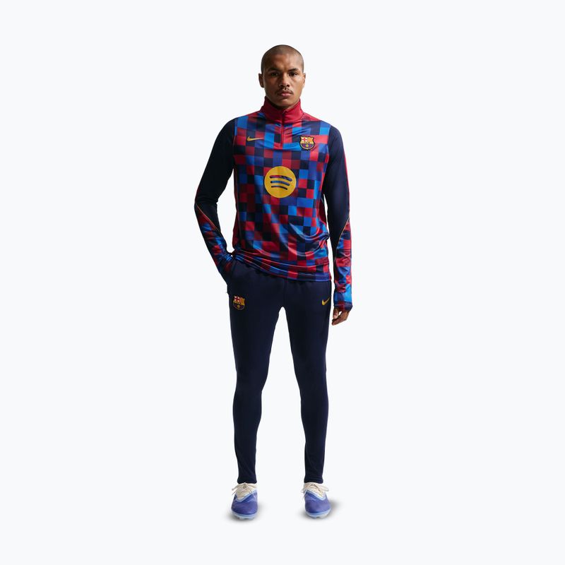 Pantaloncini da calcio da uomo Nike FC Barcelona Strike Dri-Fit blackened blue/noble red/yellow 2