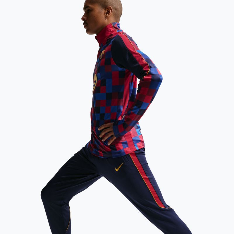 Pantaloncini da calcio da uomo Nike FC Barcelona Strike Dri-Fit blackened blue/noble red/yellow 4
