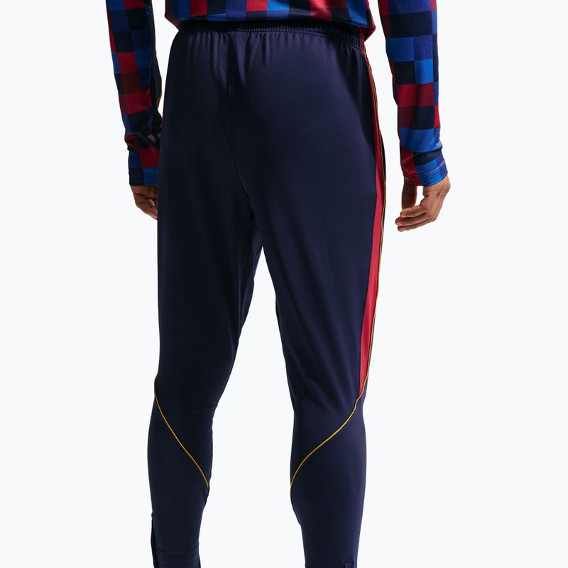 Pantaloncini da calcio da uomo Nike FC Barcelona Strike Dri-Fit blackened blue/noble red/yellow 5