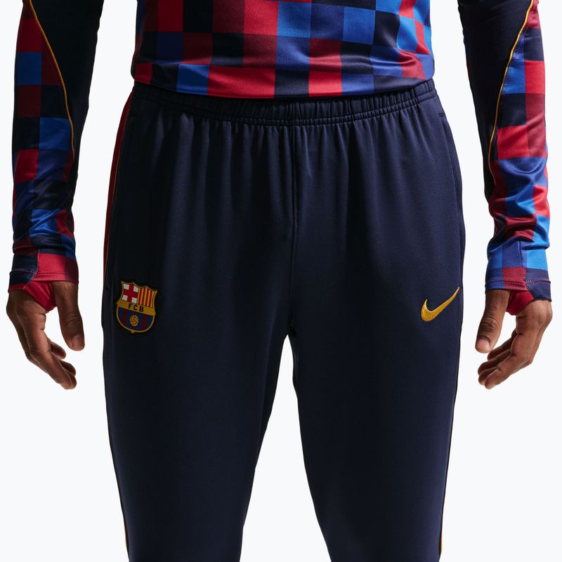 Pantaloncini da calcio da uomo Nike FC Barcelona Strike Dri-Fit blackened blue/noble red/yellow 6
