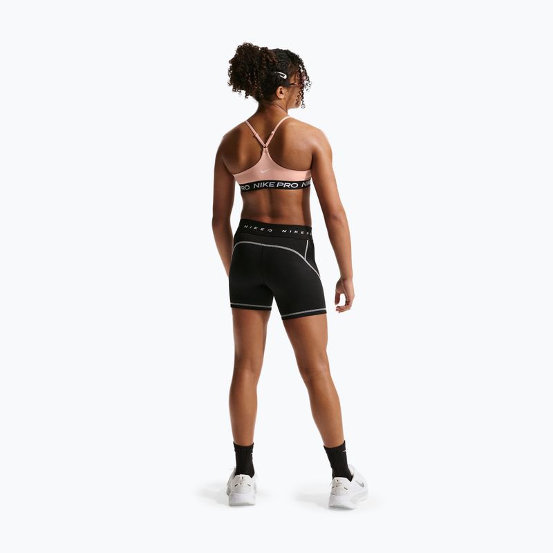 Reggiseno ragazza Nike Pro Indy arctic orange/black/white 3