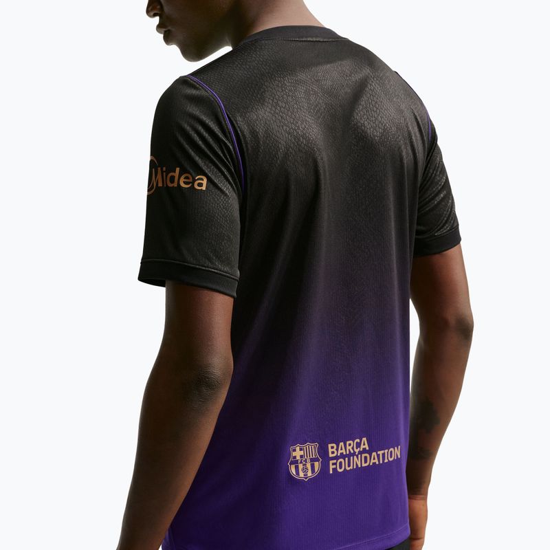 Maglia da calcio da uomo Nike FC Barcelona 2026/27 Stadium Away field purple/field purple/metallic gold 5