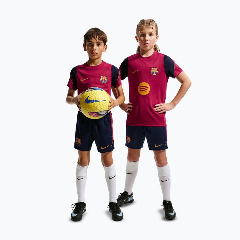 Pantaloncini da calcio per bambini Nike FC Barcelona Strike blackened blue/noble red/mineral yellow 2