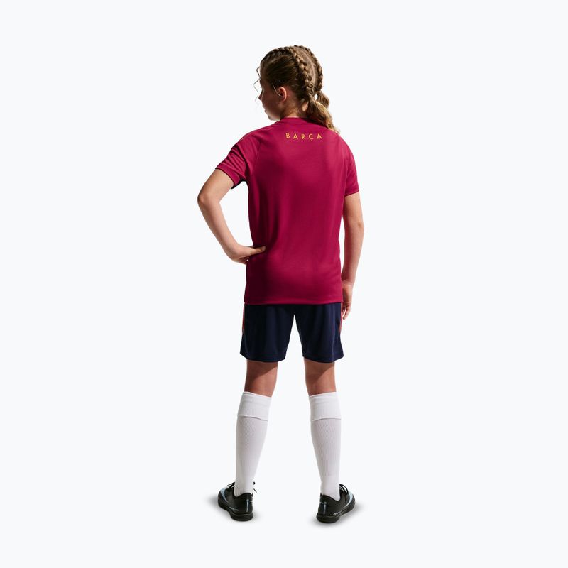 Pantaloncini da calcio per bambini Nike FC Barcelona Strike blackened blue/noble red/mineral yellow 5
