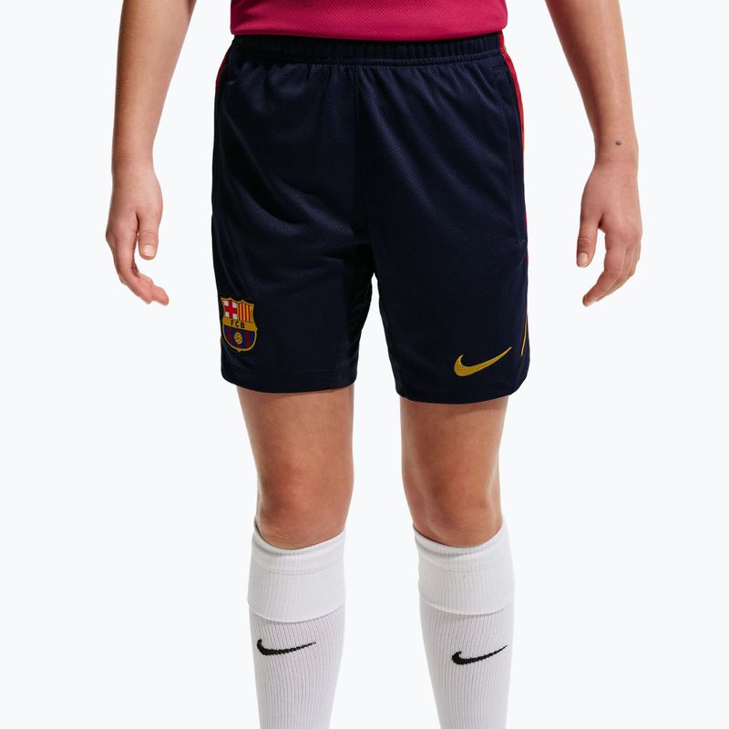 Pantaloncini da calcio per bambini Nike FC Barcelona Strike blackened blue/noble red/mineral yellow 6