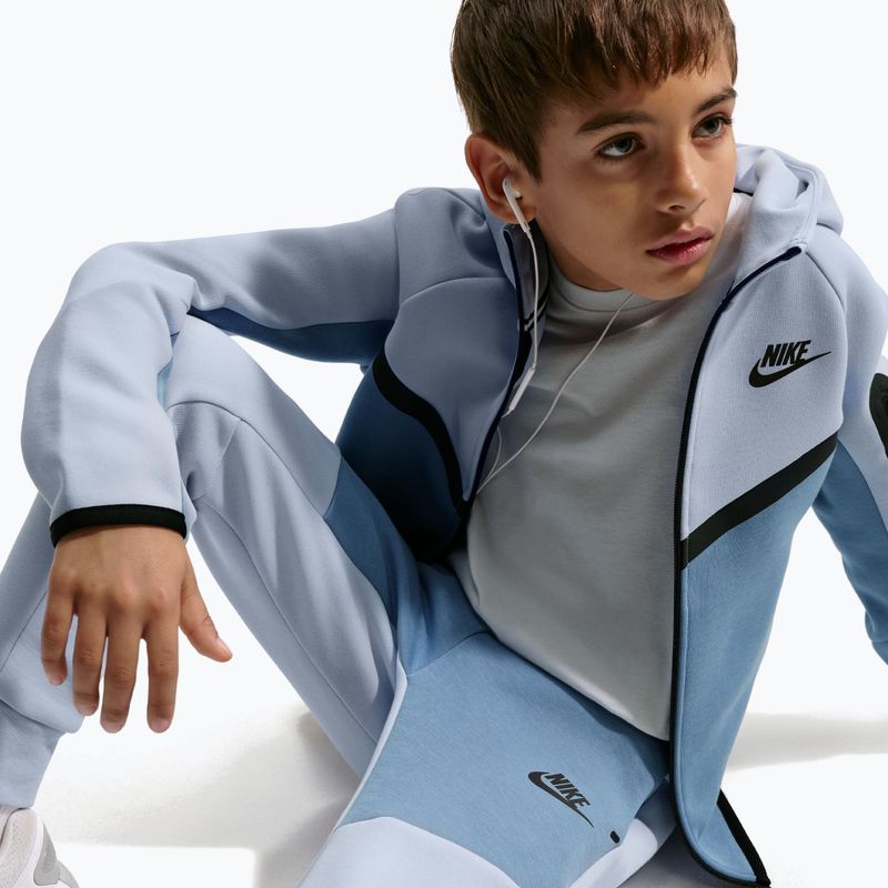 Pantaloni per bambini Nike Sportswear Tech Fleece hydrogen blue/work blue/black/black 6