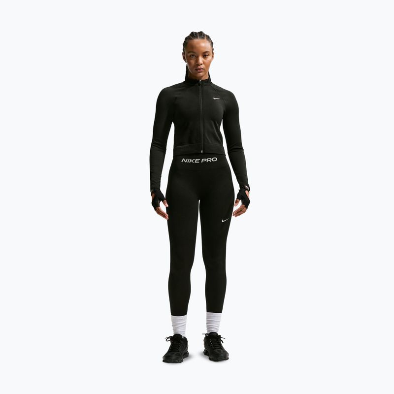 Felpa da allenamento donna Nike Pro Seamless black/white 2