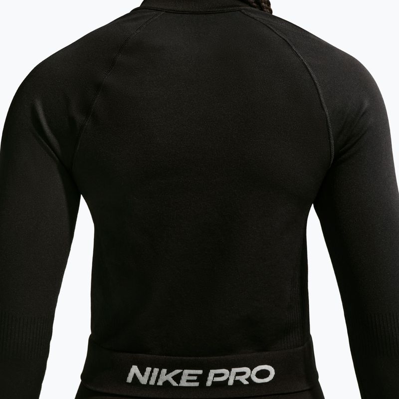 Felpa da allenamento donna Nike Pro Seamless black/white 4