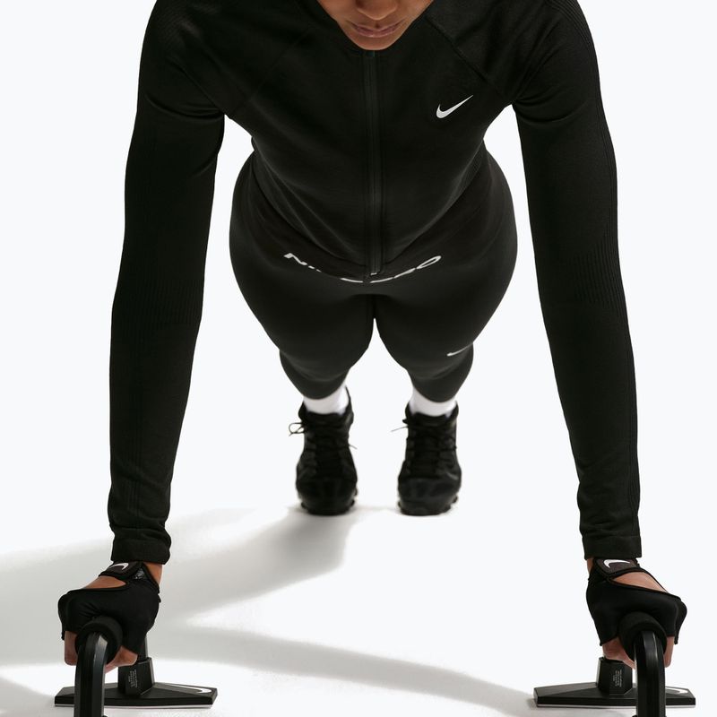Felpa da allenamento donna Nike Pro Seamless black/white 5