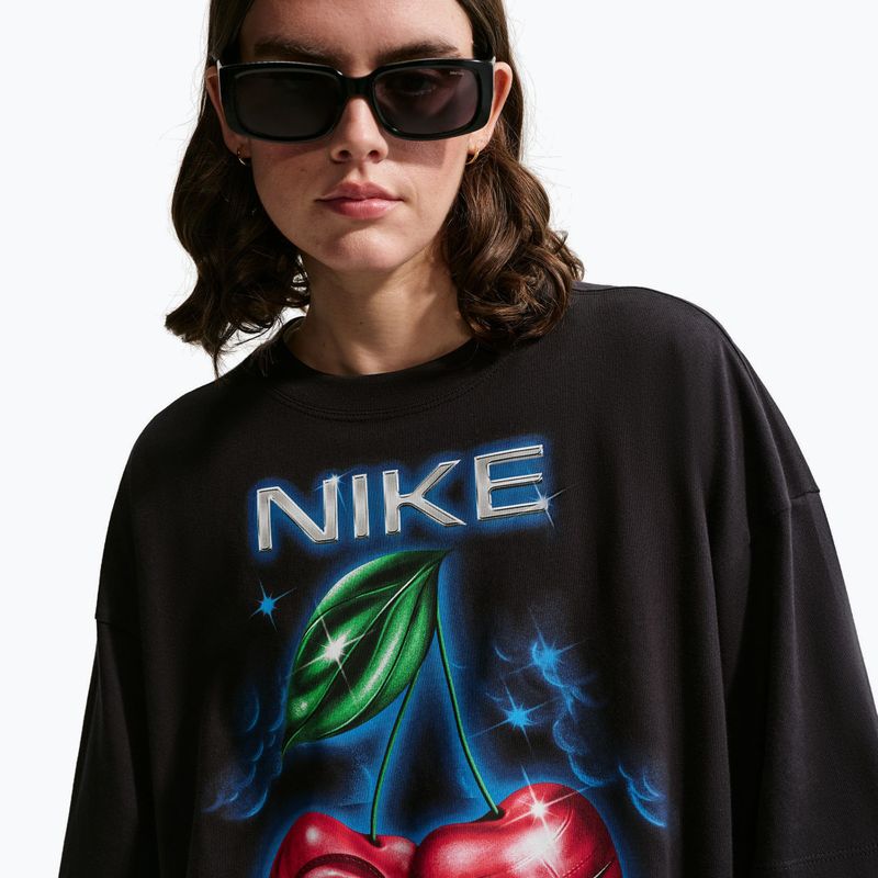 Maglietta da donna Nike Sportswear Classic Oversized nera 5